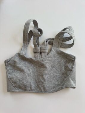 Grey on the radar sports bra In great